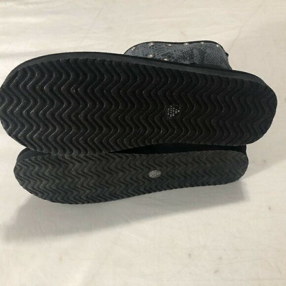 Victoria's Secret PINK Snakeskin Print Ankle Boot Fur Lined 7/8 M - Picture 8 of 8